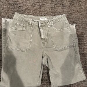 Light Green Denim Jeans